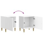 vidaXL Nočný stolík Biela s vysokým leskom 43 x 34,5 x 50 cm – Obrázok 9