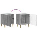 vidaXL Nočný stolík 2 pcs Sivá sonoma 43 x 34,5 x 50 cm – Obrázok 10