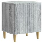 vidaXL Nočný stolík 2 pcs Sivá sonoma 43 x 34,5 x 50 cm – Obrázok 3