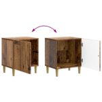 vidaXL Nočný stolík 2 pcs Staré drevo 43 x 34,5 x 50 cm – Obrázok 10