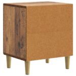 vidaXL Nočný stolík 2 pcs Staré drevo 43 x 34,5 x 50 cm – Obrázok 7