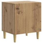 vidaXL Nočný stolík Dub artisan 43 x 34,5 x 50 cm Kompozitné drevo