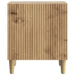 vidaXL Nočný stolík Dub artisan 43 x 34,5 x 50 cm Kompozitné drevo – Obrázok 4