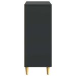 vidaXL Servírovacia skriňa Čierna 66 x 34,5 x 90 cm Kompozitné drevo – Obrázok 7