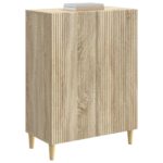 vidaXL Servírovacia skriňa Dub sonoma 66 x 34,5 x 90 cm – Obrázok 3