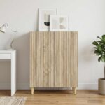 vidaXL Servírovacia skriňa Dub sonoma 66 x 34,5 x 90 cm – Obrázok 4