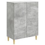 vidaXL Servírovacia skriňa Betónovo sivá 66 x 34,5 x 90 cm – Obrázok 2