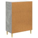 vidaXL Servírovacia skriňa Betónovo sivá 66 x 34,5 x 90 cm – Obrázok 8