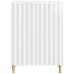 vidaXL Servírovacia skriňa Biela s vysokým leskom 66 x 34,5 x 90 cm – Obrázok 6