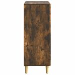 vidaXL Servírovacia skriňa Dymový dub 66 x 34,5 x 90 cm – Obrázok 7
