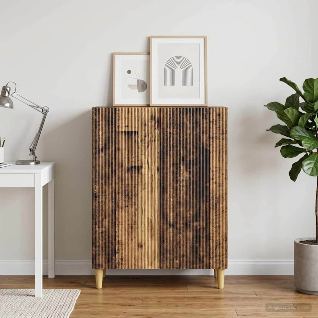 894593_1.jpg vidaXL Servírovacia skriňa Staré drevo 66 x 34,5 x 90 cm – Obrázok 1