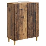 vidaXL Servírovacia skriňa Staré drevo 66 x 34,5 x 90 cm – Obrázok 3