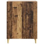 vidaXL Servírovacia skriňa Staré drevo 66 x 34,5 x 90 cm – Obrázok 6