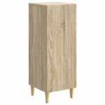 vidaXL Servírovacia skriňa Dub sonoma 33 x 34,5 x 90 cm – Obrázok 2