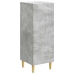 vidaXL Servírovacia skriňa Betónovo sivá 33 x 34,5 x 90 cm – Obrázok 2