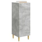 vidaXL Servírovacia skriňa Betónovo sivá 33 x 34,5 x 90 cm – Obrázok 3