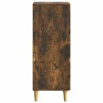 vidaXL Servírovacia skriňa Dymový dub 33 x 34,5 x 90 cm – Obrázok 7