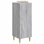 vidaXL Servírovacia skriňa Sivá sonoma 33 x 34,5 x 90 cm – Obrázok 3