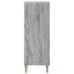 vidaXL Servírovacia skriňa Sivá sonoma 33 x 34,5 x 90 cm – Obrázok 6