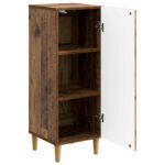 vidaXL Servírovacia skriňa Staré drevo 33 x 34,5 x 90 cm – Obrázok 5