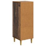 vidaXL Servírovacia skriňa Staré drevo 33 x 34,5 x 90 cm – Obrázok 8