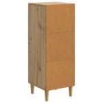 vidaXL Servírovacia skriňa Dub artisan 33 x 34,5 x 90 cm – Obrázok 8