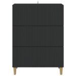 vidaXL Zásuvkový kabinet Čierna 66 x 34,5 x 90 cm Kompozitné drevo – Obrázok 4
