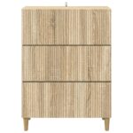 vidaXL Zásuvkový kabinet Dub sonoma 66 x 34,5 x 90 cm Kompozitné drevo – Obrázok 4