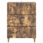 vidaXL Zásuvkový kabinet Dymový dub 66 x 34,5 x 90 cm Kompozitné drevo – Obrázok 4