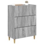vidaXL Zásuvkový kabinet Sivá sonoma 66 x 34,5 x 90 cm – Obrázok 2