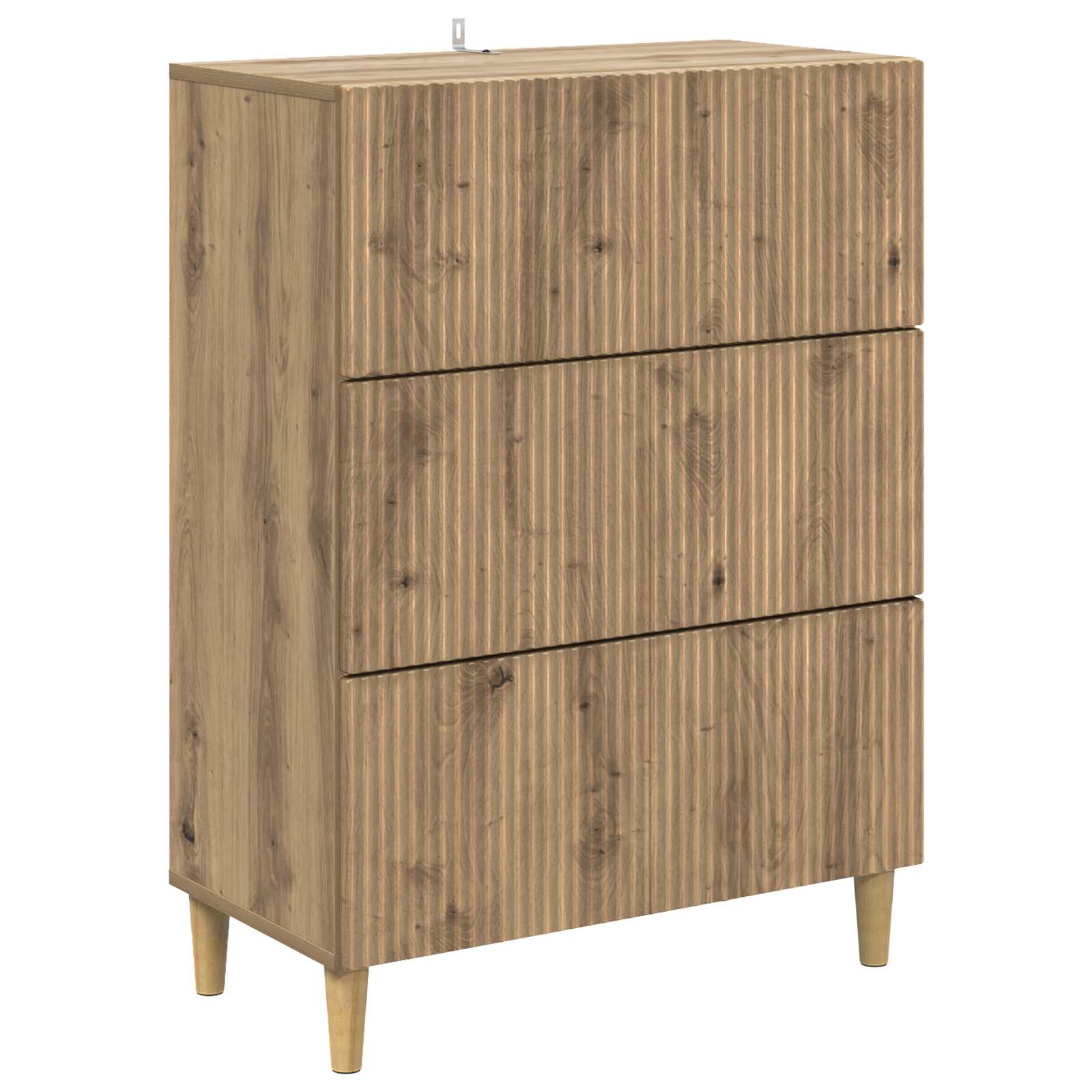 894614_1.jpg vidaXL Zásuvkový kabinet Dub artisan 66 x 34,5 x 90 cm – Obrázok 1