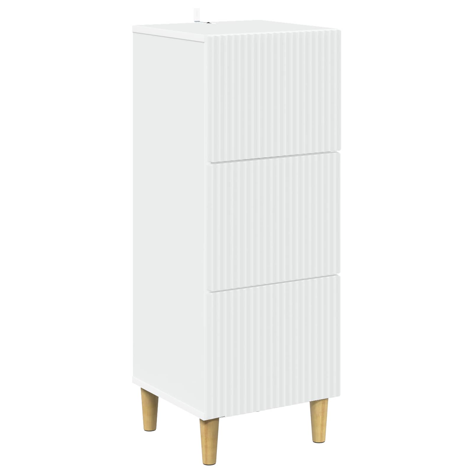 894615_1.jpg vidaXL Zásuvkový kabinet Biela 33 x 34,5 x 90 cm Kompozitné drevo – Obrázok 1