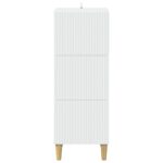 vidaXL Zásuvkový kabinet Biela 33 x 34,5 x 90 cm Kompozitné drevo – Obrázok 4