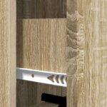 vidaXL Zásuvkový kabinet Dub sonoma 33 x 34,5 x 90 cm Kompozitné drevo – Obrázok 8