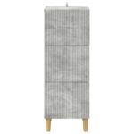 vidaXL Zásuvkový kabinet Betónovo sivá 33 x 34,5 x 90 cm – Obrázok 4