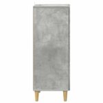 vidaXL Zásuvkový kabinet Betónovo sivá 33 x 34,5 x 90 cm – Obrázok 5