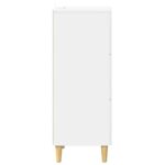 vidaXL Zásuvkový kabinet Biela s vysokým leskom 33 x 34,5 x 90 cm – Obrázok 5