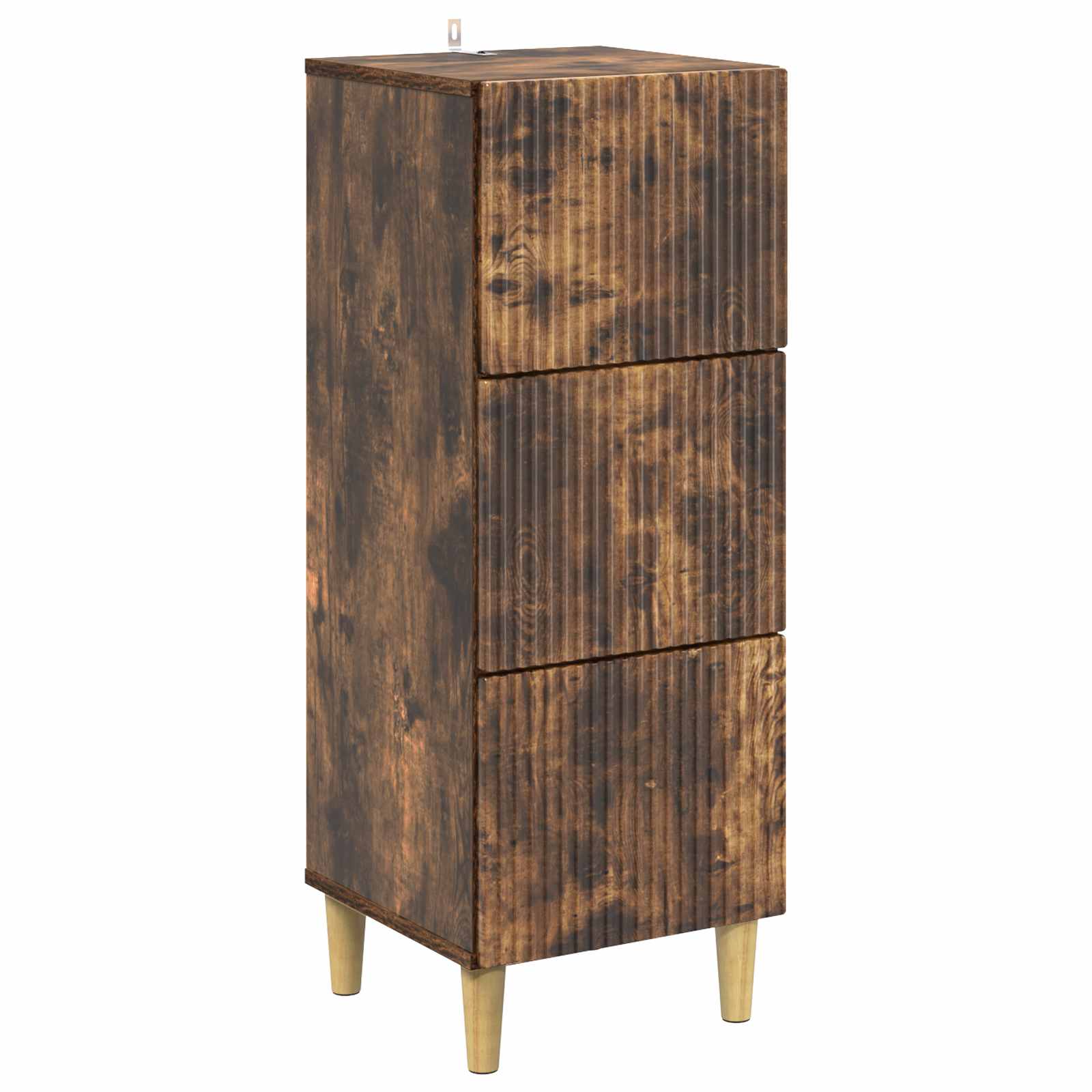 894620_1.jpg vidaXL Zásuvkový kabinet Dymový dub 33 x 34,5 x 90 cm Kompozitné drevo – Obrázok 1