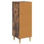 vidaXL Zásuvkový kabinet Dymový dub 33 x 34,5 x 90 cm Kompozitné drevo – Obrázok 6