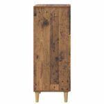 vidaXL Zásuvkový kabinet Staré drevo 33 x 34,5 x 90 cm – Obrázok 5