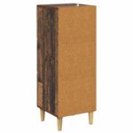 vidaXL Zásuvkový kabinet Staré drevo 33 x 34,5 x 90 cm – Obrázok 6