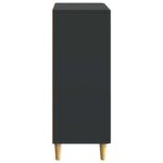 vidaXL Servírovacia skriňa Čierna 66 x 34,5 x 90 cm Kompozitné drevo – Obrázok 7