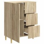 vidaXL Servírovacia skriňa so zásuvkou Dub sonoma 66 x 34,5 x 90 cm – Obrázok 5