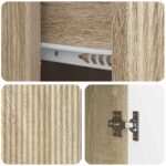 vidaXL Servírovacia skriňa so zásuvkou Dub sonoma 66 x 34,5 x 90 cm – Obrázok 9
