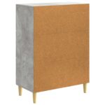 vidaXL Servírovacia skriňa so zásuvkou Betónovo sivá 66 x 34,5 x 90 cm – Obrázok 8