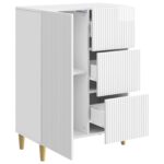 vidaXL Servírovacia skriňa Biela s vysokým leskom 66 x 34,5 x 90 cm – Obrázok 5
