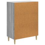 vidaXL Servírovacia skriňa so zásuvkou Sivá sonoma 66 x 34,5 x 90 cm – Obrázok 8