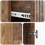 vidaXL Servírovacia skriňa so zásuvkou Staré drevo 66 x 34,5 x 90 cm – Obrázok 9