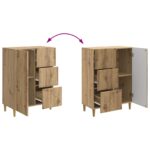 vidaXL Servírovacia skriňa so zásuvkou Dub artisan 66 x 34,5 x 90 cm – Obrázok 10