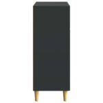 vidaXL Servírovacia skriňa Čierna 66 x 34,5 x 90 cm Kompozitné drevo – Obrázok 7